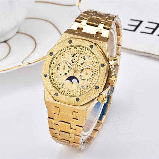 WW-C003-UUJ】Men's Fashion Seven-pin Work Quartz Watch