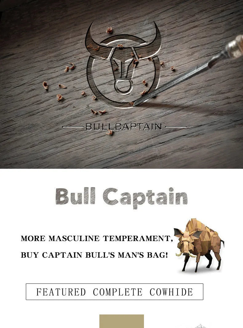 LM-002-UU】BULLCAPTAIN ブリーフケース ショルダー メッセンジャーバッグ メンズ 本革 14 インチ ラップトップバッグ メンズ ブリーフケース オフィス ビジネス ハンドバッグ