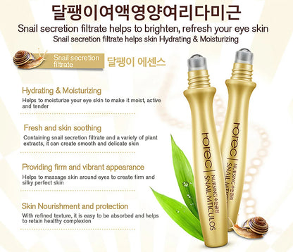 BM-013-UU】Snail Collagen Skin Care Set Golden Face Serum Nourishing Brighten Skin Anti Dryness Moisturizing Cream Soothes Skin Eye Essence