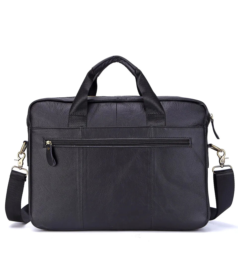 LM-013-UU】Men Genuine Leather Handbags Casual Leather Laptop Bags Male Business Travel Messenger Bags Men's Crossbody Shoulder Bag