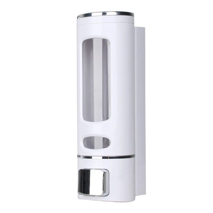 BB-003-UU】Single/Double 400ml Soap Dispenser Wall-mount Shower Bath Shampoo Dispenser Liquid Soap Container Bathroom Washroom Accessories