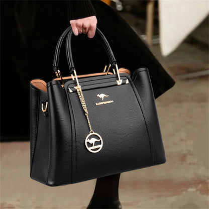 LW-002-UU】Soft Leather Luxury Handbags Women Bags Designer 3 Layers Shoulder Crossbody Sac Ladies Large Capacity Shopping Messenger Tote