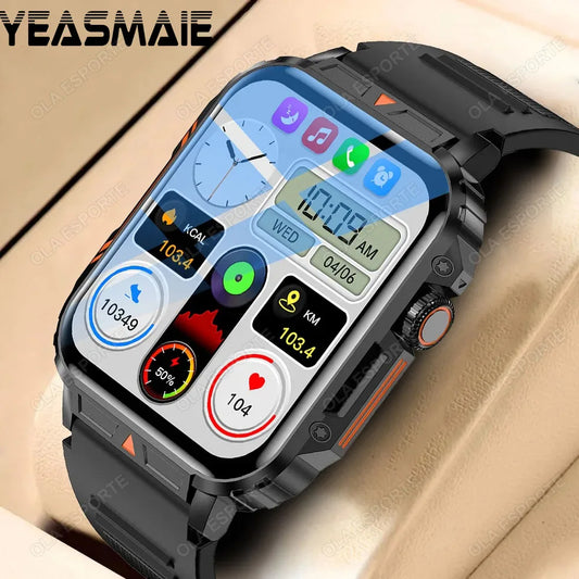 W010-UU00】Smart Watch Men Women 1.95'' AMOLED Screen GPS Health Moniter IP68 Waterproof smarthwhatch Bluetooth Call