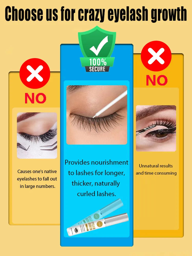 MC-012-UU】Fast Eyelash Growth Serum Lifting Eyelashes Eyebrows Enhancer Eyelash Lengthening Fuller Thicker Eyelash Growth Products