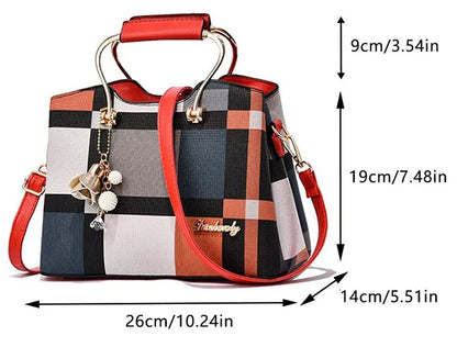 LW-010-UU】Fashion Handbag Crossbody Bags for Women Faux Leather Bag Adjustable Strap Top Handle Bag Large Capacity Shoulder Bags Totes