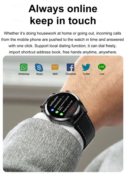 WM-017-UU】 Bluetooth Call Smart Watch 454*454 AMOLED 1.39 Inch Screen Watch Always Display The Time 4GB Local Music Smartwatch Men