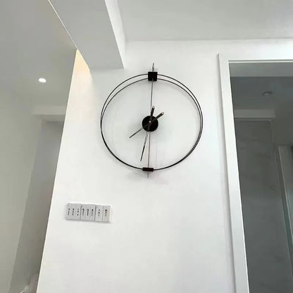 WT-006-UU】Luxury Round Wall Clocks Large Simple Nordic Art Mural Modern Wall Clock Living Room Unusual Orologio Da Parete Home Decoration