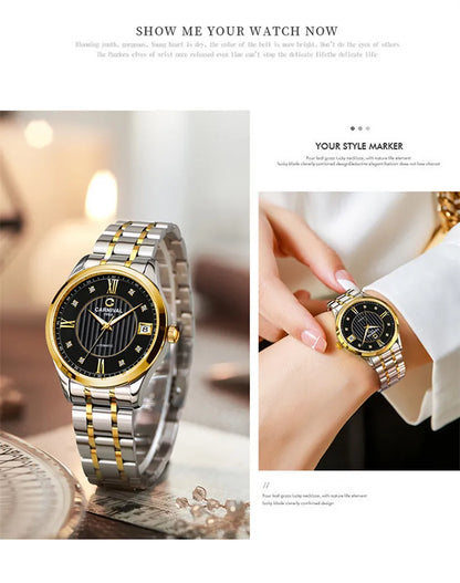 WW-003-UU】 New Carnival Fashion Women Mechanical Watches 316L Sapphire Stainless Steel Waterproof MIYOTA Movement Automatic Watch