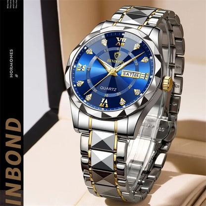 MW-006-UU】Fashion Business Watch Men Warterproof Sports Mens Watch Top Brand Luxury Clock Male Quartz Wristwatch