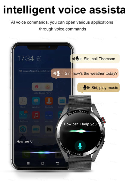 WM-017-UU】 Bluetooth Call Smart Watch 454*454 AMOLED 1.39 Inch Screen Watch Always Display The Time 4GB Local Music Smartwatch Men