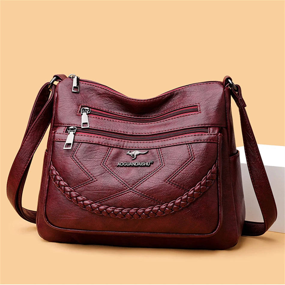 LW-012-UU】Soft PU Leather Luxury Handbags Purses Women Bags Designer Shoulder Crossbody Bag for Female Branded 2023 Trend Messenger Bags