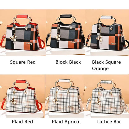 LW-010-UU】Fashion Handbag Crossbody Bags for Women Faux Leather Bag Adjustable Strap Top Handle Bag Large Capacity Shoulder Bags Totes