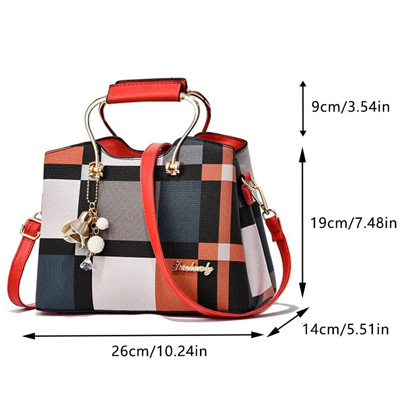 LW-010-UU】Fashion Handbag Crossbody Bags for Women Faux Leather Bag Adjustable Strap Top Handle Bag Large Capacity Shoulder Bags Totes