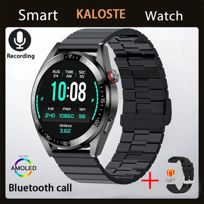 WM-A025-UUJ】8G RAM 454*454 HD Screen Men Smart Watch Always Display Bluetooth Call Local Music Smartwatch For Android ios