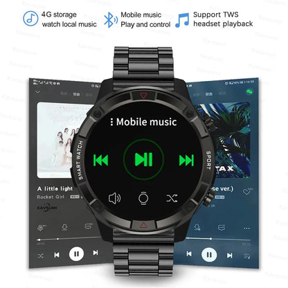 WM-017-UU】 Bluetooth Call Smart Watch 454*454 AMOLED 1.39 Inch Screen Watch Always Display The Time 4GB Local Music Smartwatch Men