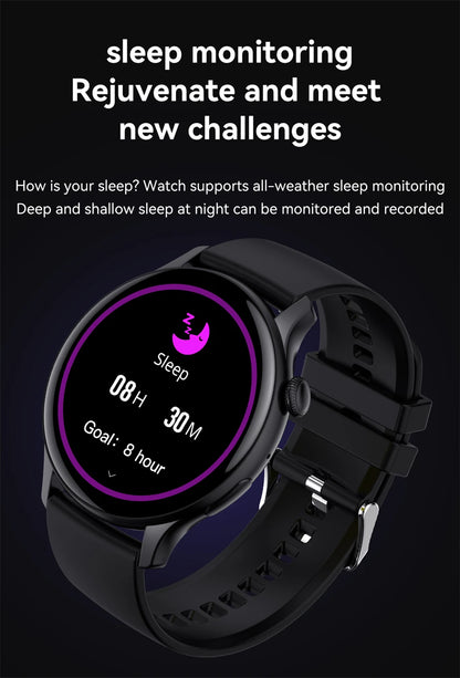 WM-A028-UUJ】NFC Smart Watch Waterproof Sport Fitness Tracker Multifunction Bluetooth Call Smartwatch Men Woman For Huawei Xiaomi