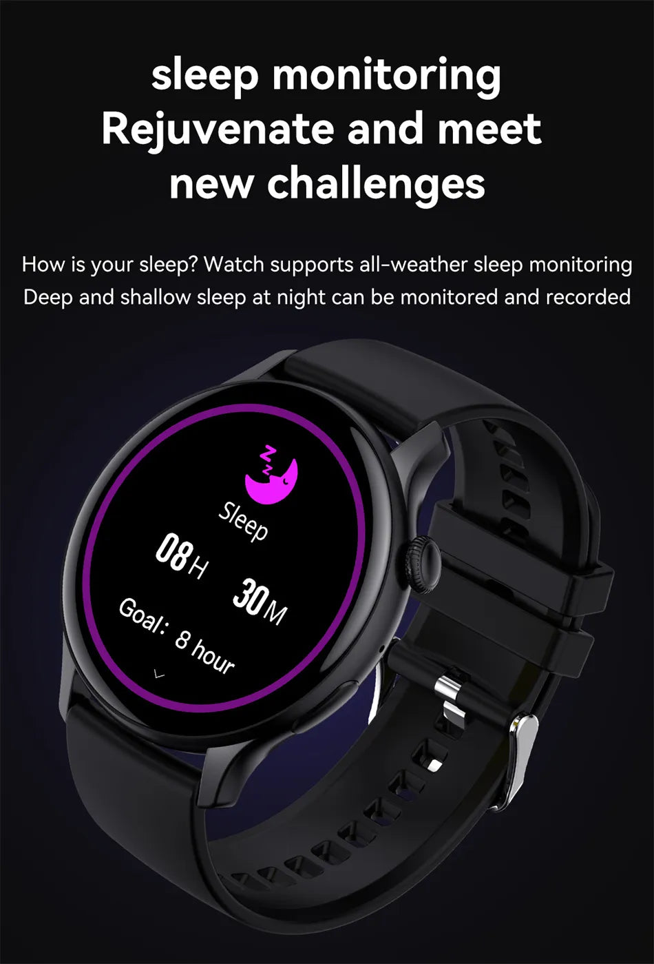 WW-010-UU】Smartwatch 1.43 inch Full Screen Bluetooth Calling Heart Rate Sleep Monitor Sport Models Smart Watch For Men Women+Box