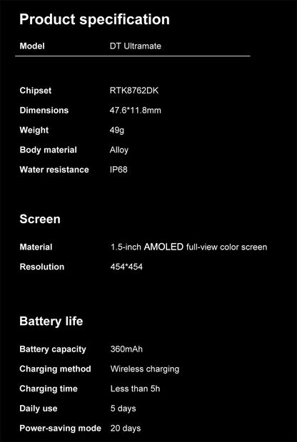 WM-A026-UUJ】Huawei Xiaomi NFC スマートウォッチ メンズ GPS トラッカー モーションブレスレット AMOLED 454*454 HD スクリーン ECG+PPG コンパス BT 通話