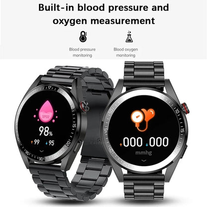 WM-A025-UUJ】8G RAM 454*454 HD Screen Men Smart Watch Always Display Bluetooth Call Local Music Smartwatch For Android ios