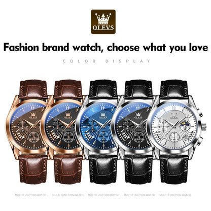 MW-008-UU】OLEVS Luxury Brand Men's Watches High Quality Quartz Watch for Men Fashion Casual Man Wristwatch