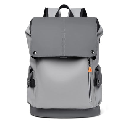 LM-012-UU】High Quality PU Leather Waterproof Men's Laptop Backpack Large Computer Backpack for Business Urban Man Backpack USB Charging