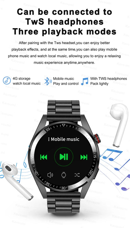 WM-017-UU】 Bluetooth Call Smart Watch 454*454 AMOLED 1.39 Inch Screen Watch Always Display The Time 4GB Local Music Smartwatch Men