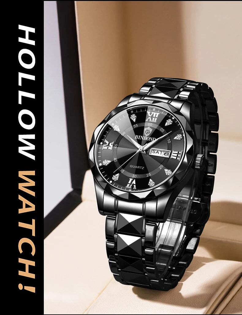 MW-006-UU】Fashion Business Watch Men Warterproof Sports Mens Watch Top Brand Luxury Clock Male Quartz Wristwatch