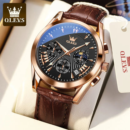 MW-008-UU】OLEVS Luxury Brand Men's Watches High Quality Quartz Watch for Men Fashion Casual Man Wristwatch