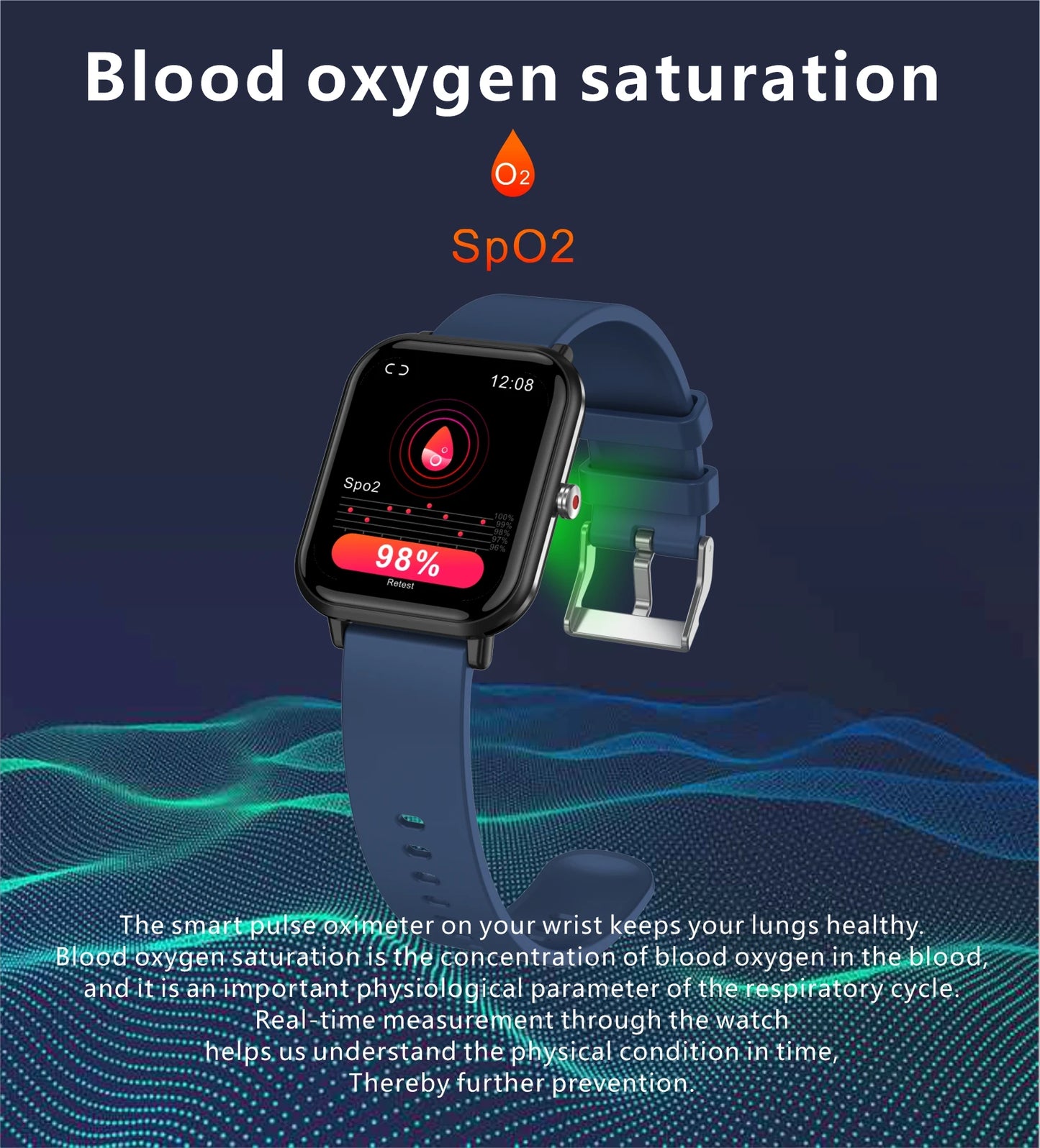 WW-014-UUJ】Smart Watch Men Blood Oxygen Monitoring Sports Fitness Watch Man Woman Body Temperature Monitor Smart Watch For Xiaomi