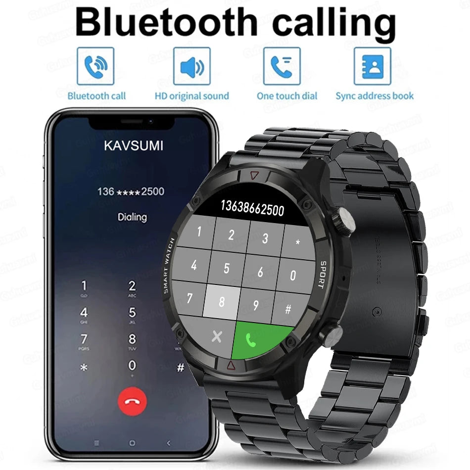 WM-017-UU】 Bluetooth Call Smart Watch 454*454 AMOLED 1.39 Inch Screen Watch Always Display The Time 4GB Local Music Smartwatch Men