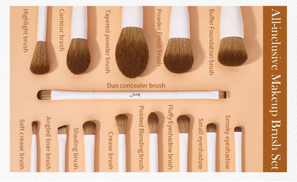 MC-002-UU】Jessup Makeup Brushes 14pc Makeup Brush set Synthetic Foundation Brush Powder Contour Eyeshadow Liner Blending Highlight T329