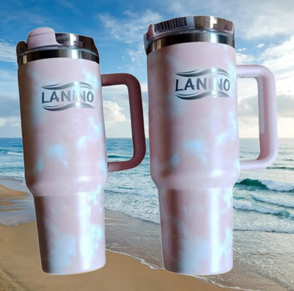 Lanino Travel Mug 40 oz Tumbler with Handle