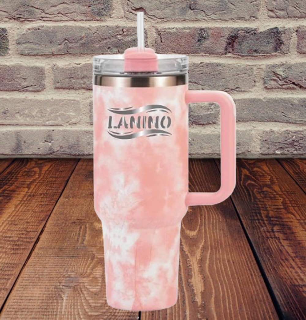 Lanino Travel Mug 40 oz Tumbler with Handle